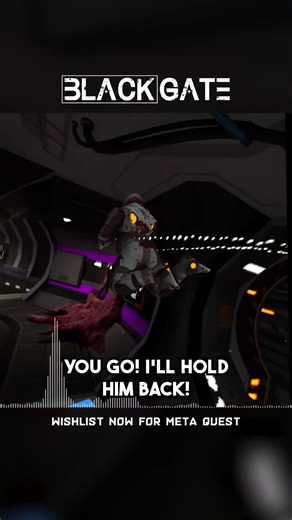 Free hugs on BlackGate Station #vr #blackgate #horror #metaquest3 #mutiplayer #deadbydaylight #vr