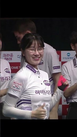 Billiards Queen Lee Mi-rae dancing the Pikki Pikki after crushing her opponent #shorts