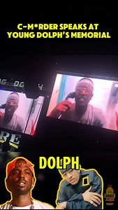 C-Murder SPEAKS Out From Prison At Young Dolph Memorial 🐬💯 #fyp #youngdolph #foryoupage | Deanthiony Moore