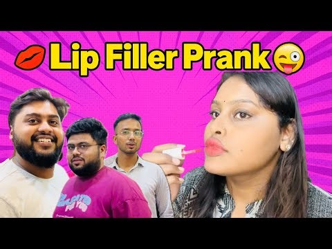 Fake Lip Filler Prank | Epic Reactions! 💄🤣 #prank