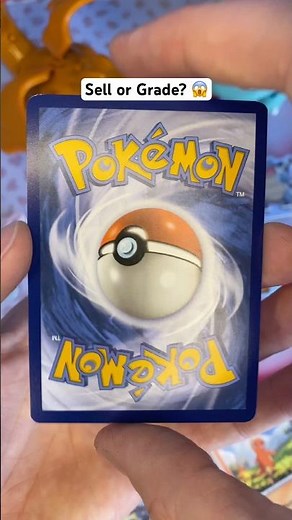 Sell or Grade? 😱 #pokemon #pokemonchannel #pokemoncards #collectiblecards #charmander #pokemontcg