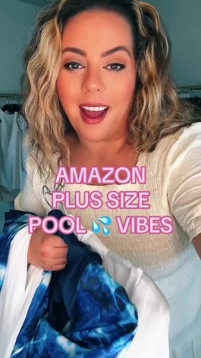 56K views · 884 reactions | Which one is your pool vibe? Love all these cute plus size options from Amazon - follow for more curvy styles | Callie Richards | Facebook