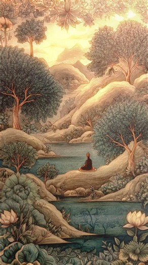 ॐ OM Chant Mantra | Monk Meditation for Inner Peace #mindfullnesspractice #omchant #peacefulchants