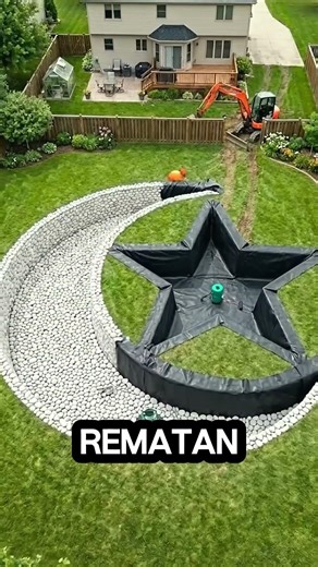 ¡Construyendo una ESTRELLA y una LUNA GIGANTES en este patio trasero! 🌟🌙🤯