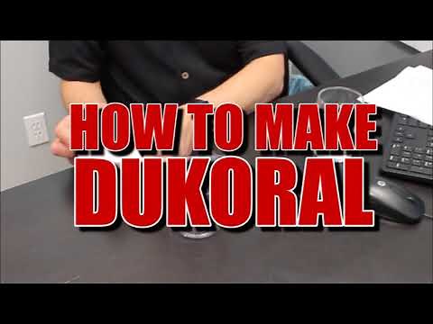 How to prepare Dukoral vaccine