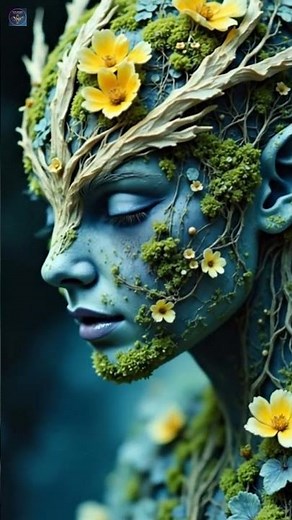 The AWAKENING DRYAD | Ethereal Nature Goddess Fantasy Art (4K Digital Painting)