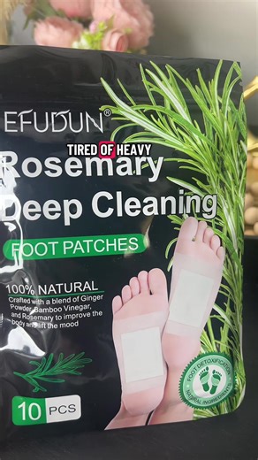 Foot Detox patches with rosemary, ginger powder, bamboo vinegar. #detox #footdetox #detoxpatches #feet #feetcare