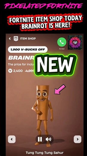 Fortnite item shop today 4/3/26 BRAIN ROT Skins #fortnite #gamingshorts #fortniteclips