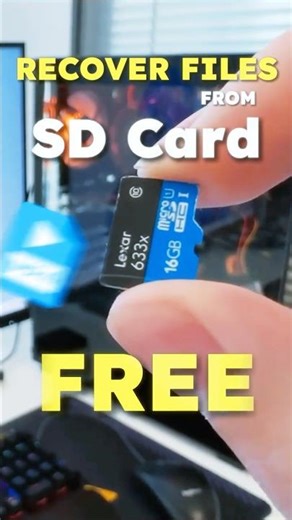 FREE Way to Recover Files From SD Card #pctips #datarecovery