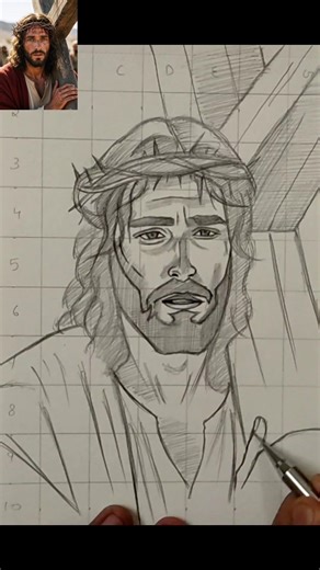 Jesus Christ Drawing for Good Friday ❤️ | How to draw jesus Christ Good Friday Drawing