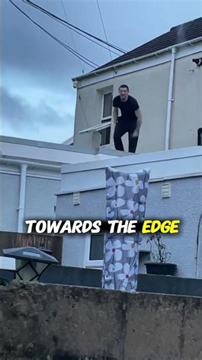 Parkour Roof Jump Gone Wrong! 😱 (Wait for the Sound)