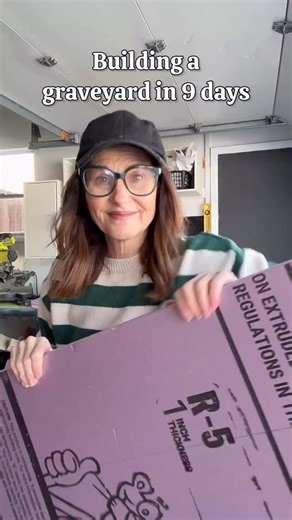 Rita Stapleton | DIY Tutorials & Home Projects on Instagram: "Girls With Power Tools Series: Jigsaw Mini Lesson Sometimes when you learn DIY skills, they don’t just stay inside your house. They expand into things like this. Lobby decor. Set pieces. Big creative projects you never would’ve said yes to before like a graveyard for a musical I didn’t have time to film a full jigsaw deep dive, but I wanted to show you why this is the tool I grab when I need curves, shapes, and detail cuts. Once you u