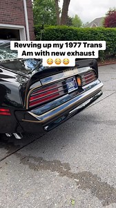 How does the exhaust sound on my 1977 Trans Am I used to own? 🤔 it’s got a cam and glass packs 💥 #classiccar #exhaust #ExhaustSound #straightpipe #cammed | Drive 615