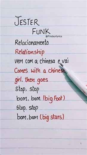 JESTER FUNK dance trend (lyrics+english translation)