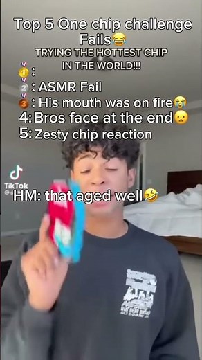 Top Five Funniest One Chip Challenge Fails! #shorts