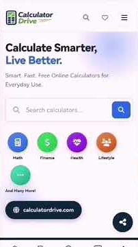calculatordrive.com free online calculators all in one