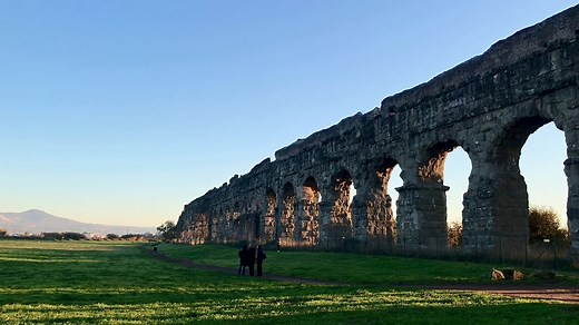 The Romans constructed aqueducts throughout their Republic and later Empire, to bring water from outside sources into cities and towns. | Roman Empire
