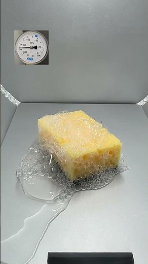 Sponge VS Vacuum Chamber... #satisfying #science