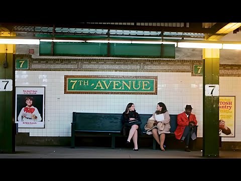 New York Subway 1960s in Color [60fps, Remastered] | Rare Footage w/ Sound