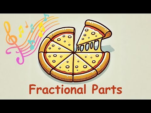 Fun with Fractions! | A Catchy Kids' Song About Fractional Parts | Halves, Thirds and Fourths