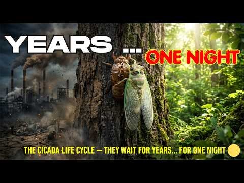 • The Cicada Life Cycle — They Wait for Years… For One Night