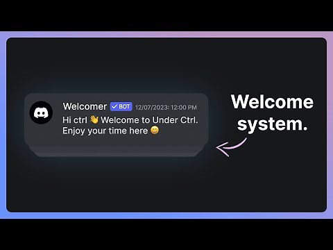 Make a Discord.js Welcome System (Multi-Guilded) 🚀