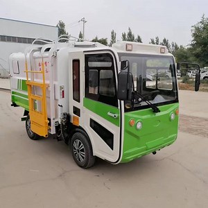 [Hot Item] China Cargo Vehicle Mini Truck Cargo Electric Garbage for Municipal Cleaning Vehicle with Carriage Van Dump Garbage Truck