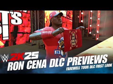 WWE2K25 Ron Cena First Look DLC Entrance !