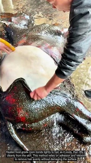 Donkey Hair Removal Secret: Food-Grade Rosin Makes It Fast