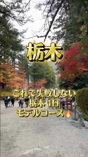 【最新版】1日で大満足！日光・中禅寺湖の神コスパ鉄板モデルコース🚗💨 #旅行 #観光 #絶景 #紅葉