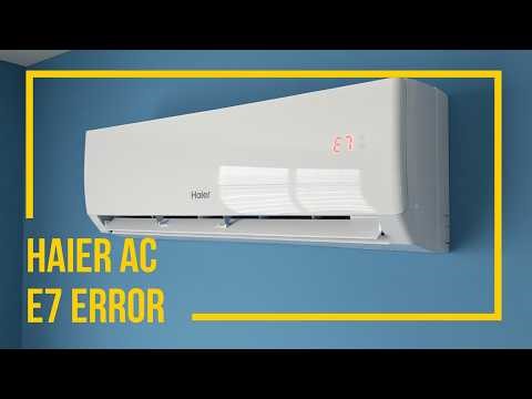 Haier Mini Split E7 Error Code – What It Means and How to Fix It