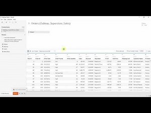 Dashboard Part 1 - Connecting and Building a Line Graph - Tableau in Two Minutes