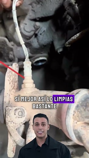 The oxygen sensor can be cleaned