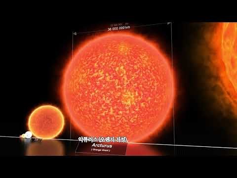 우주의 크기 비교 잠 안올때