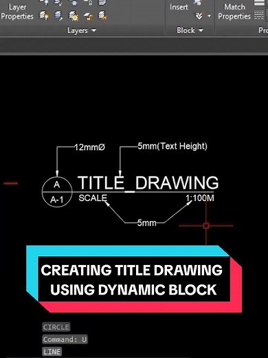 Creating Drawing Titles with Dynamic Blocks in AutoCAD