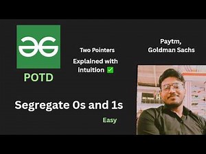 Segregate 0s and 1s | GFG POTD