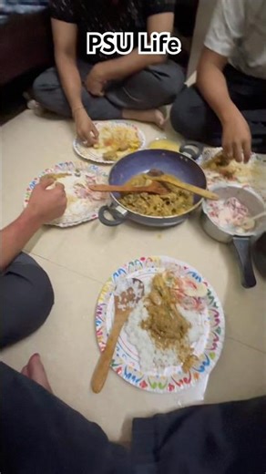 PSU life after IIT Patna - Cooking feast with colleagues & ending the night with a drive #PSULife