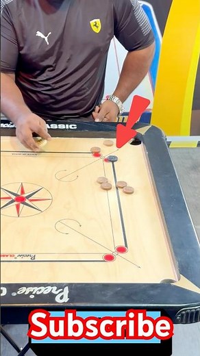 Practice to improve your carrom game explained carrom learning shots double touch #shorts #viral