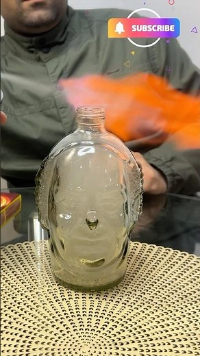 Beware!! Invisible flame from ETHANOL #scienceexperiment #sciencefacts #physicsexperiment