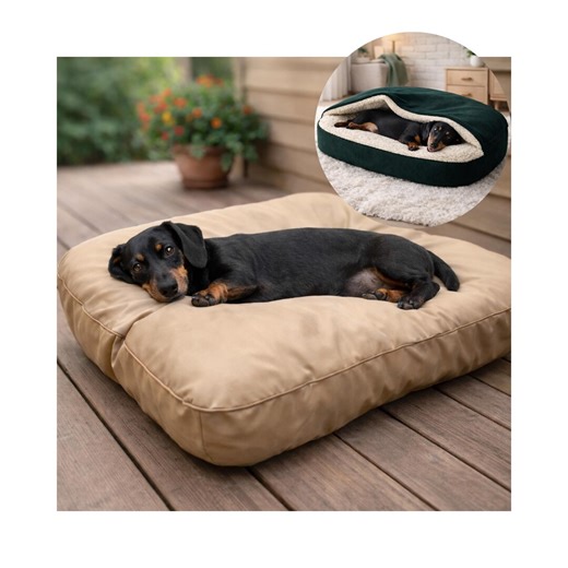 Outdoor Dog Bed for Patio – Waterproof Backyard Pillow Bed - Etsy