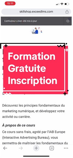 Formation gratuite de Google #formation #formationprofessionnelle #formationenligne #formations #google #marketing #marketingdigital