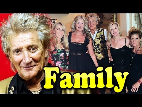 Rod Stewart Family With Children and Wife Penny Lancaster 2020
