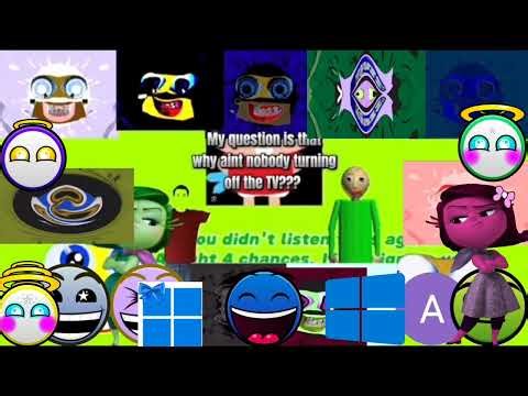 Monica Toy Anti-Piracy Screen with me, 3 GD Faces, 2 Windows Logos, and Cynthia