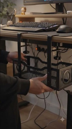 Stop letting your cables look like this... 🤫 Cable cleanup! #shorts #organization