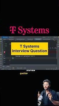 T Systems Interview Question ✅ Java Stream Operations ✅ #java #coding