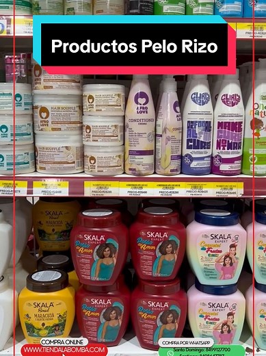 Líneas de Cuidado para Cabello Rizado disponibles