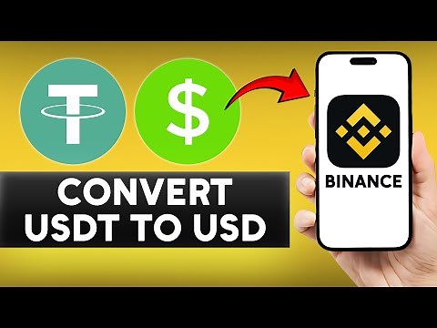 How to Convert USDT to USD in Binance