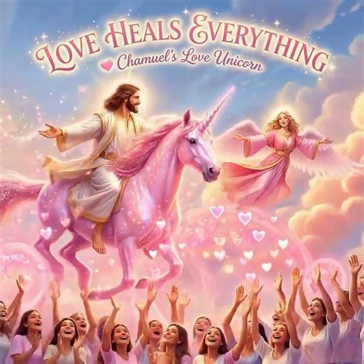 🌈 Jesus Christ & Chamuel – Radiating Divine Compassion #jesuschrist #motivation #trending