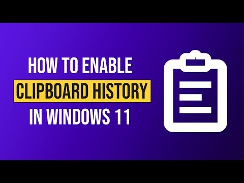 How To Enable Clipboard History In Windows 11