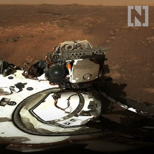 Experience a 360-degree image from Nasa's Mars Perseverance rover
